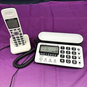 ◆中古 Pioneer/パイオニア デジタルコードレス電話機 TF-SD10S-WK 親機名 TF-LU160-WK 子機TF-EK3000-WK ジャンク 132-80