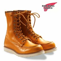 ◆新品◆MADE IN USA◆RED WING #9877 Irish Setter 8”Moc◆レッドウィング アイリッシュセッター ゴールドラセット セコイア◆US10 D_画像1