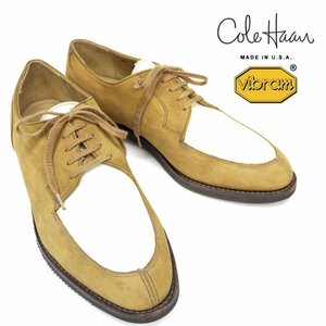 ◆迎春！2024円スタート◆美品◆MADE IN USA◆COLE HAAN コールハーン◆4730 オックスフォード牛革 スウェードレザー◆ビブラムソール◆27