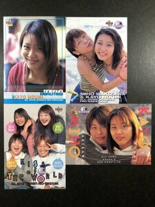 納見 佳容　BBM2000～2003　４枚セット　全日本女子プロレス　グラビア アイドル トレカ トレーディングカード　