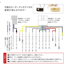 Y12 ウイングロード オーディオハーネス カーオーディオ配線 20PIN・3PIN 20ピン・3ピン コネクター 日産 ニッサン ah01_画像3