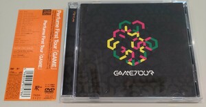 Perfume FIRST TOUR GAME 旧規格帯付国内盤中古CD パフューム ファースト ツアー ゲーム 中田ヤスタカ TKBA-1121 3900円盤 画像音乱れ有り