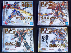 METAL ROBOT魂 ＜SIDE MS＞ SD三国伝 （リアルタイプver.） 4体セット 劉備 曹操 関羽 孫権 ガンダム