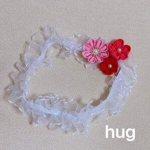 お宮参りの髪飾り①