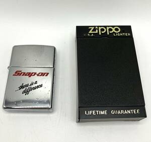 【GT5773】ZIPPO ジッポ Snap on スナップオン ライター ジッポライター オイルライター シルバー 火花〇