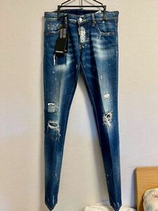 ディースク エアード デニム スリム　slim jean 44 極美品