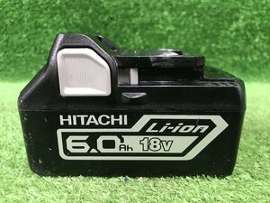 【中古品】HiKOKI(旧日立工機) 18v6.0Ahリチウムイオン電池 BSL1860 (0033-8889) ITLO8EY7R3ZK