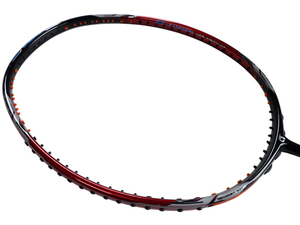*apacs*Z-FUSION BLACK/RED*5U*Hi-SPEED&POWER*6.4mm Extra Slim Shaft* badminton racket * black red * black red 