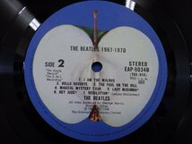 LP レコード 帯 2枚組 The Beatles ビートルズ 1967 1970 ポスター付 【 E+ 】 D16585Z_画像5