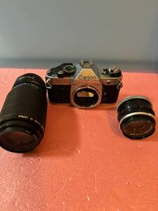 Canon AE-1 PROGRAM FD 75-200mm 1:4.5 FL 50mm 1:1.8 レンズ2個付き