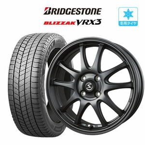 スタッドレスタイヤ ホイール 4本セット エスホールド S-5V BRIDGESTONE ブリザック VRX3 165/65R14 ハスラー 等