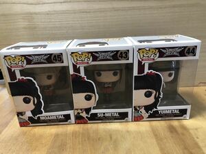 【未開封品】 Funko POP! Rocks BABYMETAL フィギュア 43 44 45 SU-METAL MOAMETAL YUIMETAL ベイビーメタル ベビーメタル