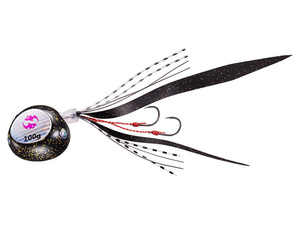 ダイワ(DAIWA) 紅牙ベイラバーフリーβ 80g ガングロ タイラバ 完成 セット βシステム ヘッド スカート ネクタイ ラバー フック 真鯛