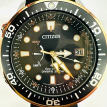 CITIZEN シチズン Eco-Drive エコドライブ DIVER’S 200ｍ ダイバーズウォッチ J250-S118948 稼働品 かっこいい 中古品 4531/6000 1889_画像2