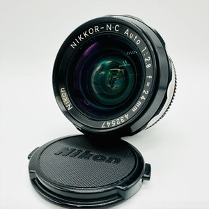 Nikon ニコン NIKKOR-N.C 1:2.8 f＝24㎜ 432547 動作未確認 レンズ 一眼カメラ 小傷あり 中古品 保管品 コレクション 両側蓋あり 1606