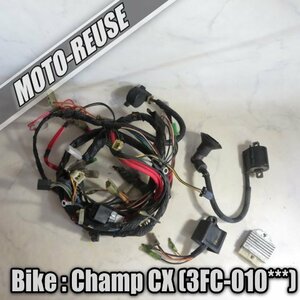 □【Champ CX チャンプCX　3FC】純正メインハーネス+電装SET　CDI/レギュレター/IGコイル「3FC-00」□K16372