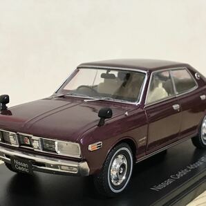 送料無料　1/24 日産 セドリック 4ドア ハードトップ 旧車 ミニカー 国産名車コレクション NISSAN CEDRIC 4door HT 1972