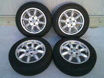 MINI で使用★ MINILITE ミニライト 15インチ アルミホイール 4本 J？ X 15 +43 PCD100 4穴 175/65R15 ★ BMWミニ R50 R53 R55 R56_画像1