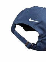 ナイキ キャップ 帽子 580087 速乾 スウッシュロゴ ディープネイビー ワンサイズ スポーツ DRI-FIT NIKE UNSTRUCTURED TWILL CAP 新品_画像8