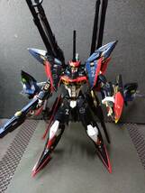 ◎プレバン限定ＭＧ1/100エクリプスガンダム２号機＋プレバン限定ＭＧ1/100ライジンストライカーパック・塗装済み完成品_画像1