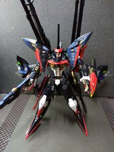 ◎プレバン限定ＭＧ1/100エクリプスガンダム２号機＋プレバン限定ＭＧ1/100ライジンストライカーパック・塗装済み完成品