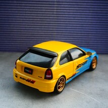 フジミ　ホンダ　シビック　タイプR EK9 1/24 組み立て済みプラモデルジャンク品　FUJIMI HONDA CIVIC TYPE Ｒ_画像5