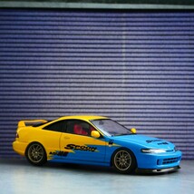 フジミ　ホンダインテグラ　タイプＲ DC2 1/24 組み立て済みプラモデルジャンク品　FUJIMI HONDA INTEGRA　TYPE Ｒ_画像1