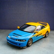 フジミ　ホンダインテグラ　タイプＲ DC2 1/24 組み立て済みプラモデルジャンク品　FUJIMI HONDA INTEGRA　TYPE Ｒ_画像9