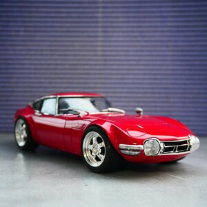 ハセガワ　トヨタ　2000GT MF10 1/24 組み立て済みプラモデルジャンク品　HASEGAWA TOYOTA 