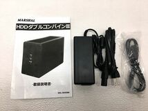 【HDD6TB】MARUSHAL ダブルコンバインIII MAL-2835SBK 6TB（3TB + 3TB）_画像6