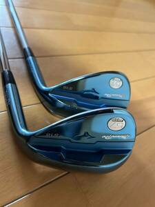 ミズノMizuno Pro S18ウエッジ ブルーIP 2本セット　ロフト51/08 ロフト57/11 ダイナミックゴールド120WEDGE