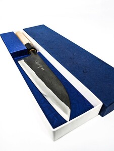 【重房作】黒打 三徳 包丁 180mm 三条 Shigefusa ku Santoku 刃物 和包丁　包丁