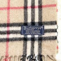 Burberrys バーバリー ノバチェック マフラー カシミヤ 100% 英国製_画像2