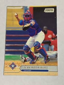 IVAN RODRIGUEZ 2002 TOPPS STADIUM CLUB #25 RANGERS TIGERS やや難有り 即決