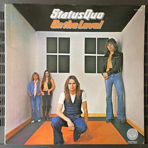 日本盤 震撼のハード ブギー / ステイタス クォー RJ-6033 STATUS QUO / ON THE LEVEL 開口部10センチの裂けあり