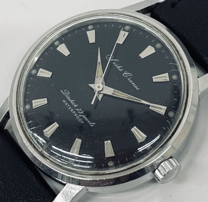 SEIKO Cronos J13028 セイコー クロノス 23石 タツノオトシゴ ブラックミラー文字盤 黒文字盤 手巻き