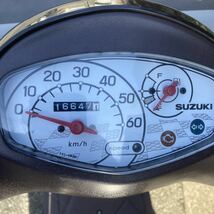 原付スクーター 50cc スズキ レッツ バスケット SUZUKI Let's 走行距離16654km ブラウン色_画像10