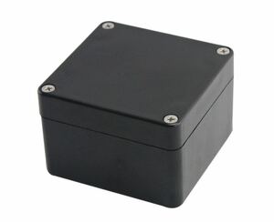 プラスチックボックス IP65 防水 防塵 ABS 電気ボックス ジャンクションボックス ブラック 黒 83 x 81 x 56mm (3.29 x 3.19 x 2.2インチ)