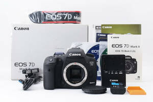 ★外観美品★ Canon キャノン EOS 7D Mark II MK2 ボディ デジタル一眼レフカメラ 元箱・付属品多数 #962