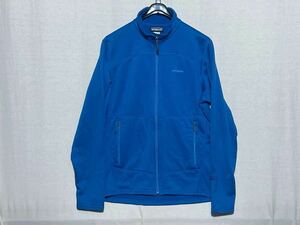 【Patagonia R1 2012】パタゴニア フルジップ フリースジャケット ブルー メンズM アウトドア レイヤー ポーラテック