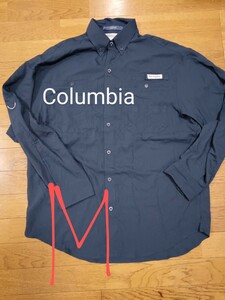 M/M　ゆったりサイズ　長袖シャツ　コロンビア　OMNI SHADE columbia 長袖 登山 ビジネスシャツ PFG フィッシングシャツ