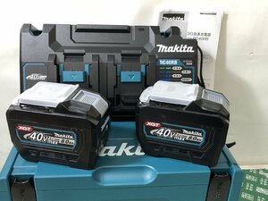 中古品 電動工具 makita パワーソースキット 40Vmax XGT10 A-74859 40V-8.0Ahバッテリー×2 2口充電器付 バッテリー付 IT773U7EA6CO