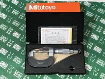 未使用中古品 測量工具 ミツトヨ Mitutoyo 直進式ブレードマイクロメーター BLM-25WB/0.4T 本体のみ 測量 計測 IT6DM9DHRA5W_画像1