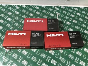 未使用中古品 エア工具 ヒルティ HILTI ガス式鋲打機GX120用ガス GC20 本体のみ ガスネイラ コンクリートネイラ IT1Y3WIO9JQ0