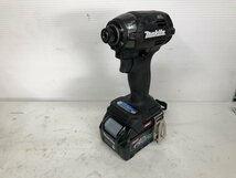 初売 １円スタート 同梱不可 未使用中古品 電動工具 makita マキタ 40v充電式インパクトドライバ TD002GRDXB バッテリー付 ITGY90VHX52E_画像2