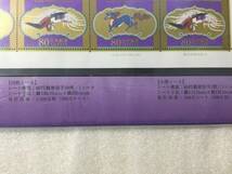 天皇陛下御即位二十年記念 切手帳　80円×10枚1シート＋80円×2枚小型1シ－ト　売価2,000　未使用_画像6