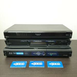 ジャンク Panasonic SONY SHARP パナソニック ソニー シャープ DVDレコーダー ブルーレイレコーダー DMR-XE100 BDZ-ET2100 BD-HD22 231210A