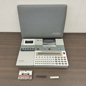 送料800円～ ジャンク SHARP シャープ ポケットコンピュータ CE-125S PC-1251 プリンター&マイクロカセットレコーダー S/N:47048374