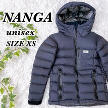 送料無料　良品　NANGA ナンガ WHITE LABEL　ホワイトレーベル ムーンロイド　最強　ダウンジャケット　ユニセックス　XS　ブラック_画像1