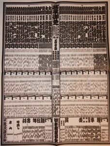 大相撲 番付表 令和5年11月場所2枚